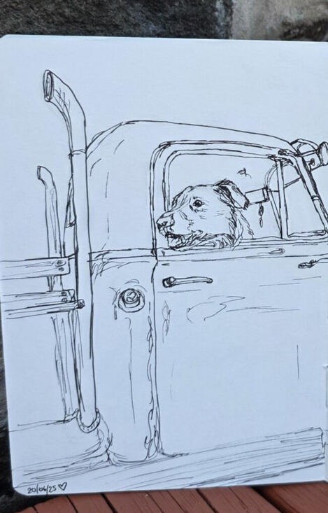 Passenger, Pen and paper, 18.5 x 13 cm Passenger, Pen and paper, 18.5 x 13 cm